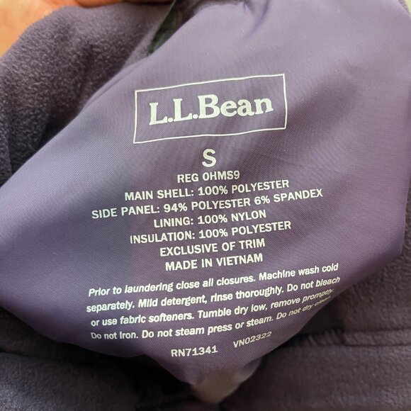 LL Bean Thinsulate Quilted Full Zip Vest Size Women’s Small Puffer - Picture 6 of 7